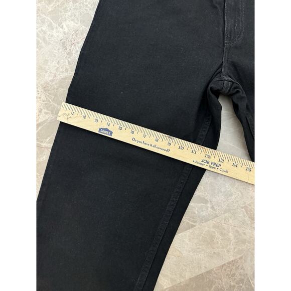 Vintage Levis 553 Jeans Mens 38x29 Black Denim Relaxed Straight Fit 1997 USA NWT - Picture 9 of 10